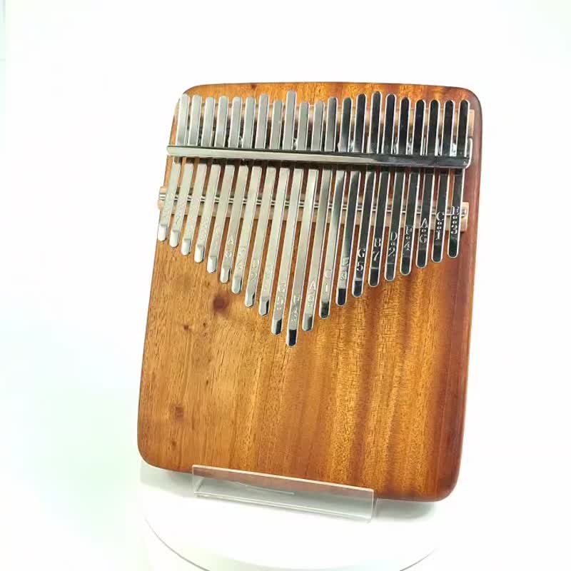桃花心木拇指琴/21音拇指琴/KALIMBA - 吉他/樂器 - 木頭 咖啡色