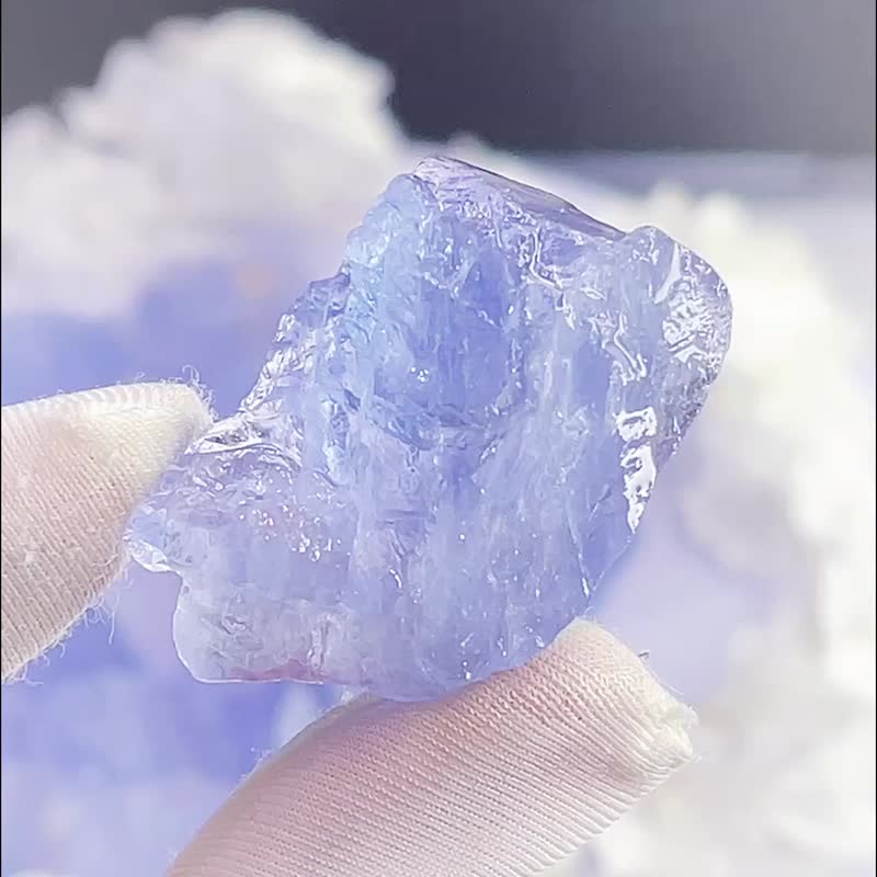 Natural sky blue fluorite. - Items for Display - Semi-Precious Stones Blue