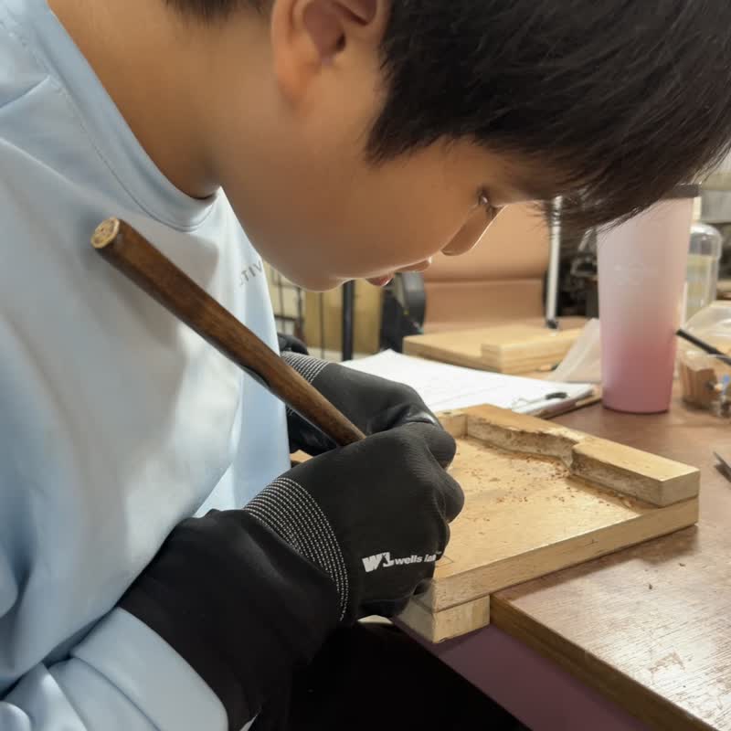 木刻入門體驗課程-初學者可-親子家庭/朋友出遊(4人成團) - 木工/竹藝 - 木頭 