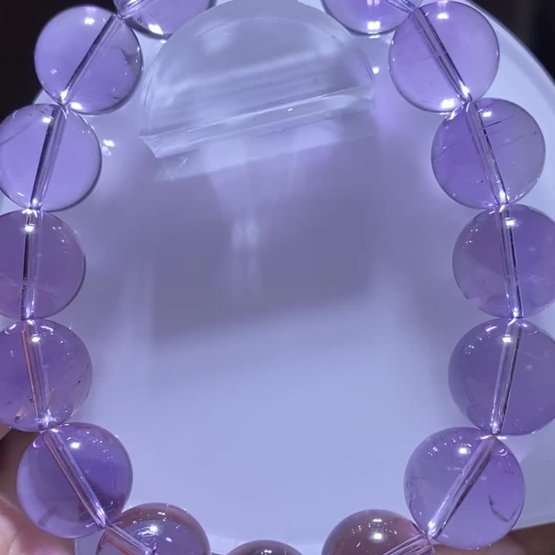 九紫離火之年必備必純天然正宗玻利維亞紫水晶手鏈 晶體通透 - 手鍊/手環 - 水晶 