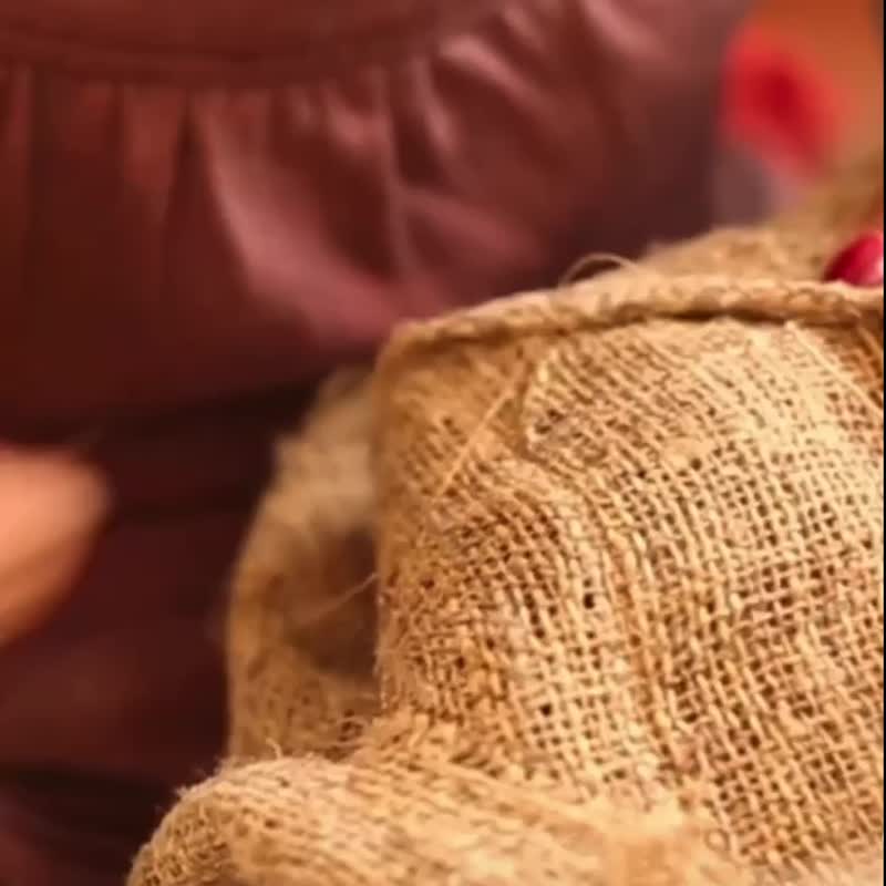 100% Hemp尼泊爾手工針織袋_公平貿易 - 手提包/手提袋 - 棉．麻 卡其色