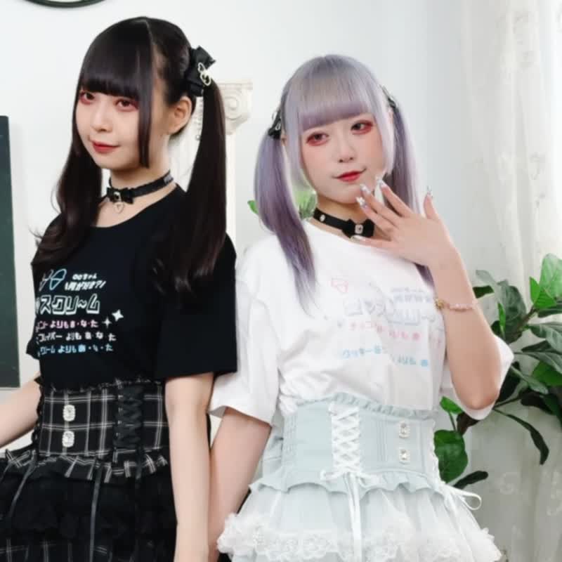 原創愛的冰淇淋LOVE LIVE印象二次元日文印花中性短袖T恤JJE10046 - 女 T 恤 - 棉．麻 