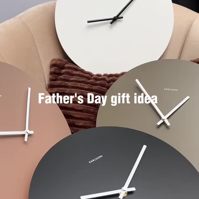 荷蘭Karlsson, Wall clock 31cm Colour Splash black木制掛鐘 - 時鐘/鬧鐘 - 其他金屬 黑色