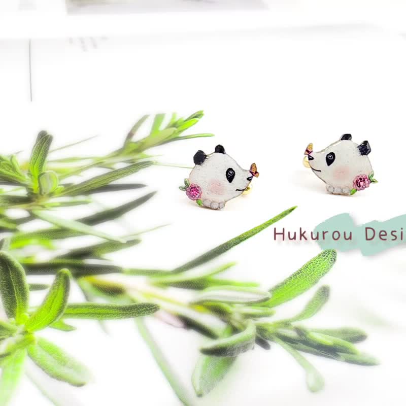 | Panda Paradise | Little Butterfly Panda Ear Cuff (sold individually) - Earrings & Clip-ons - Other Materials 