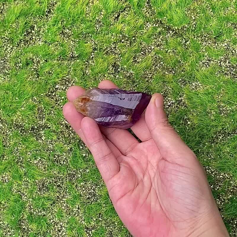 能量礦石-紫晶骨幹 紫水晶 療癒 避邪化煞 吸收負能量 快速出貨 - 擺飾/家飾品 - 水晶 紫色
