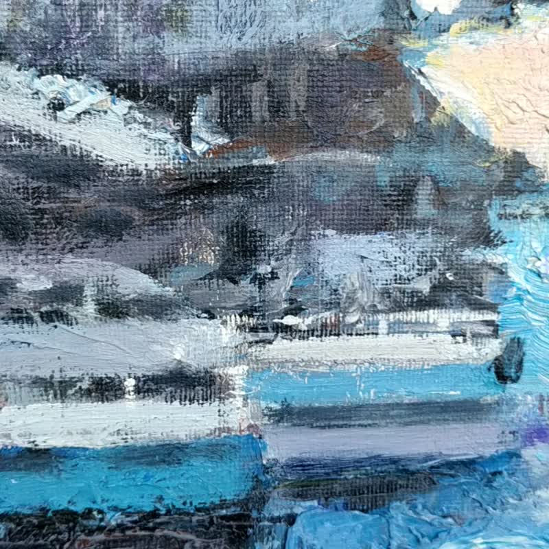 圣彼得堡绘画 城市景观 Petersburg Painting Cityscape Original Art 油畫原作 City Landscape - 海報/掛畫/掛布 - 其他材質 多色