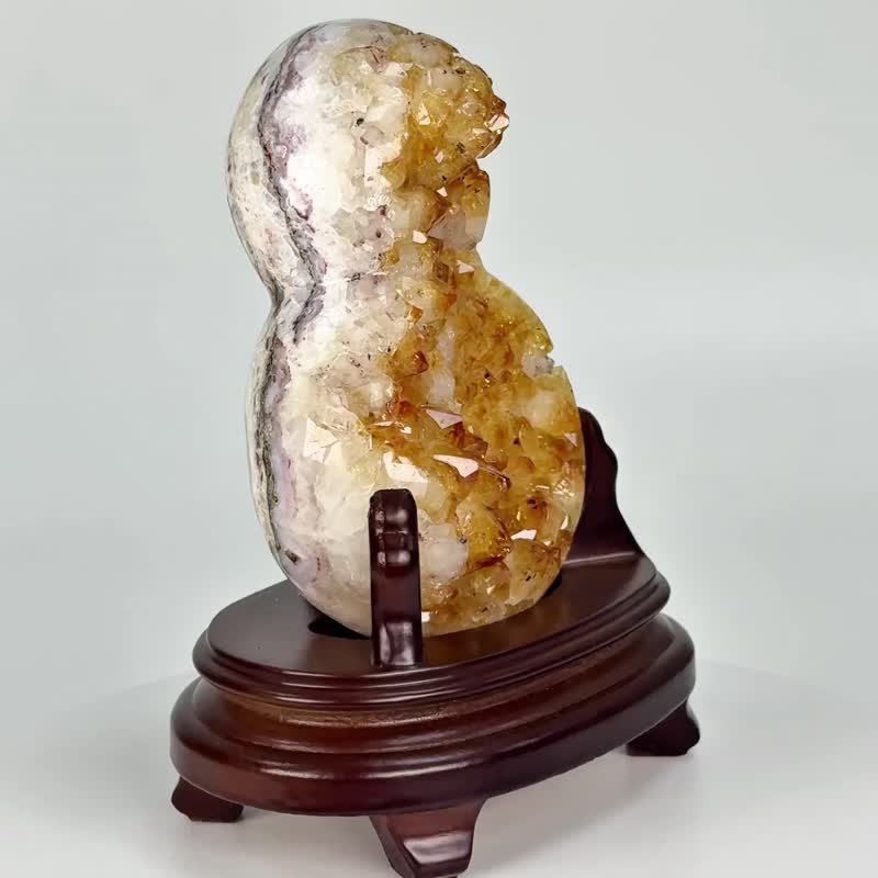 巴西黃晶花生 480600 - 擺飾/家飾品 - 水晶 黃色