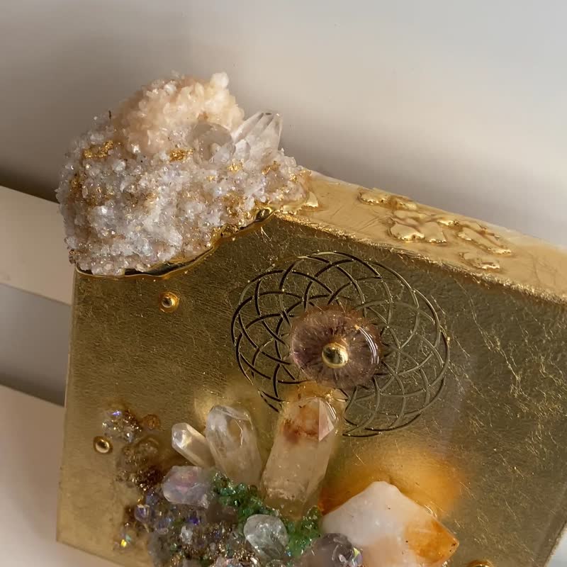 3D水晶掛畫~奧根女巫黃金大鍋 - 擺飾/家飾品 - 水晶 金色