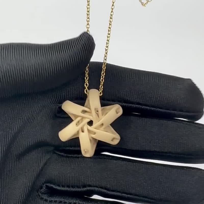 Ecofriendly necklace,various colors suitable for spring clothing_Unisex / Starry - Necklaces - Porcelain Green