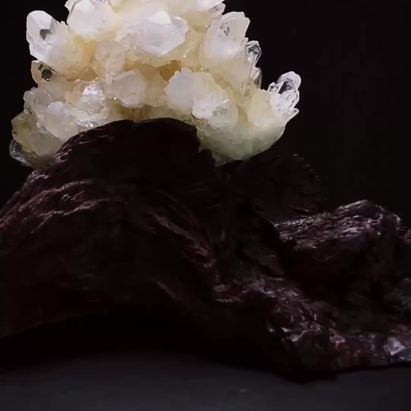 天然白水晶原礦原石擺件 款式獨特 顏色漂亮 造型優美 辦公室 - 其他 - 水晶 