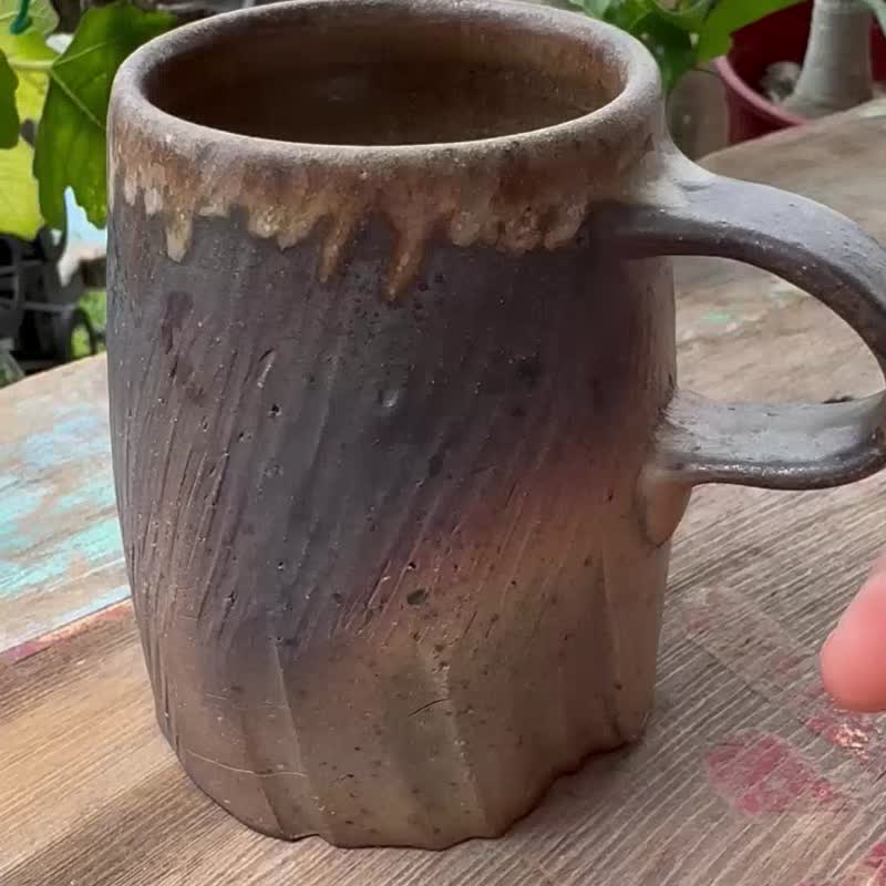 Night sky coffee cup - Mugs - Pottery Brown