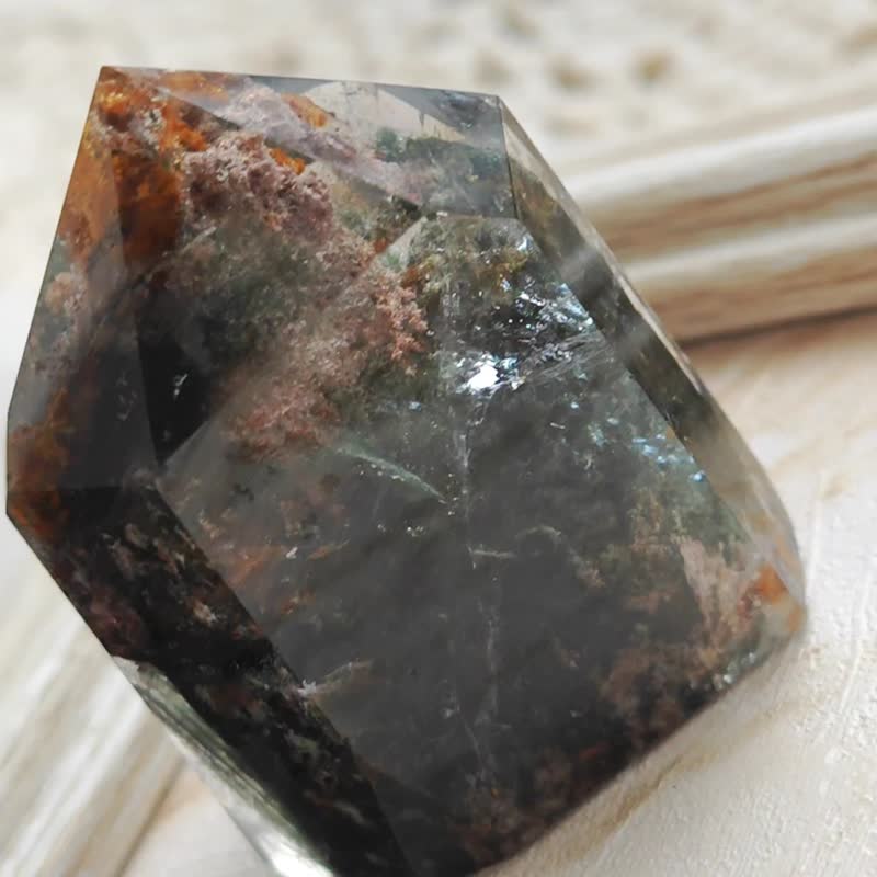 天然花園幽靈柱子|代表四季景觀|春夏秋冬 - 擺飾/家飾品 - 水晶 綠色