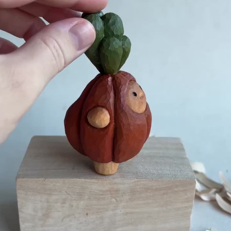 Pumpkin Om - Other - Wood Multicolor