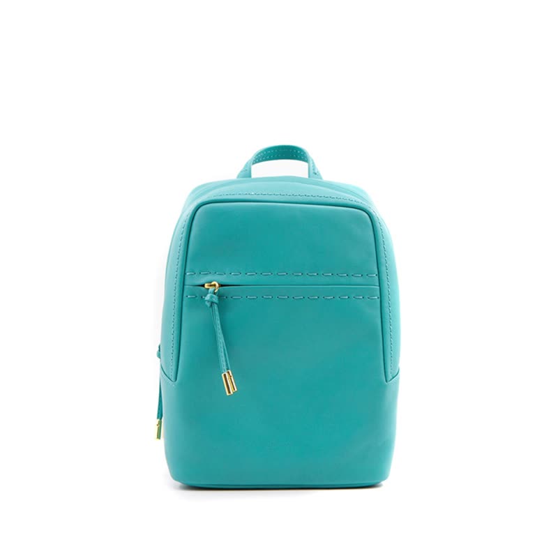 Rosie Tonal Stitch Mini Backpack - Backpacks - Genuine Leather Multicolor