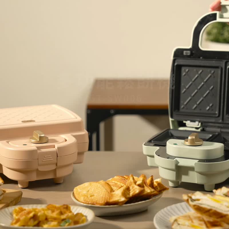 【Italy Giaretti】Multifunctional Waffle Maker (GT-SW006) - Kitchen Appliances - Plastic 