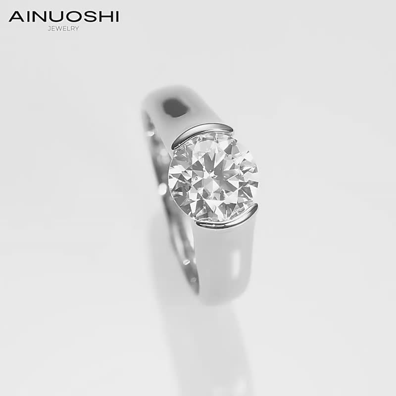 2克拉莫桑鑽 D色 VVS1淨度 附GRA證書 - 戒指 - 鑽石 