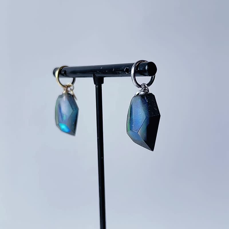 Frames 替換式墜飾 / Fragment / Interchangeable / Floating Prism 1-c - 吊飾 - 樹脂 藍色