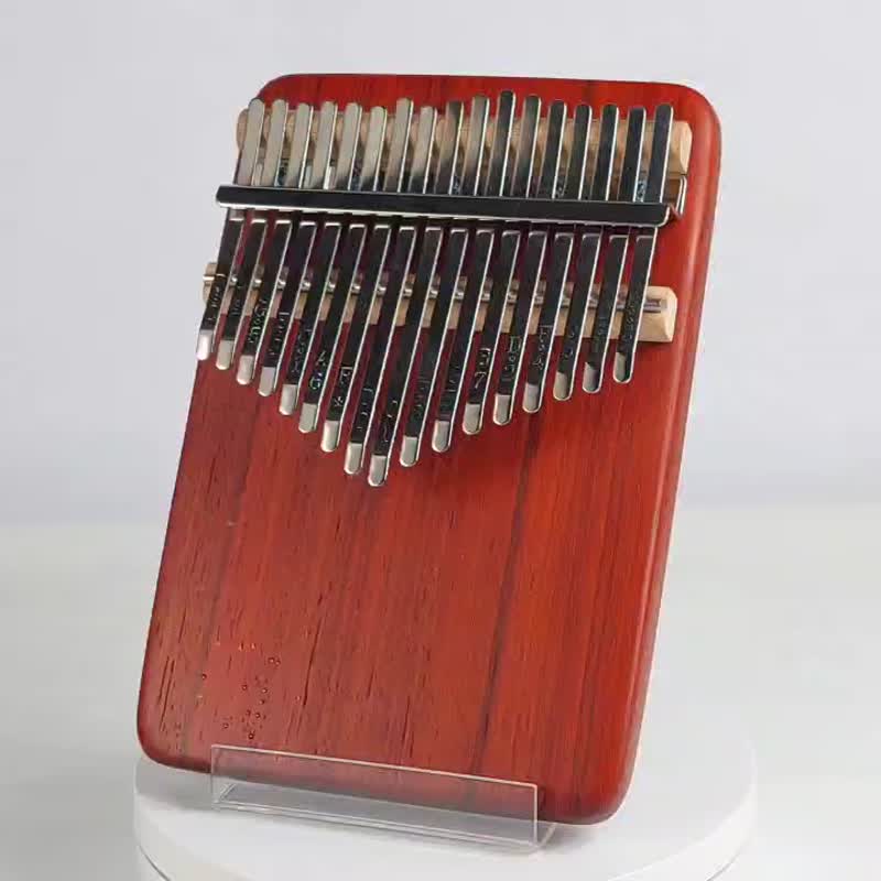 African rosewood thumb piano/17 tone thumb piano/KALIMBA - กีตาร์เครื่องดนตรี - ไม้ สีแดง