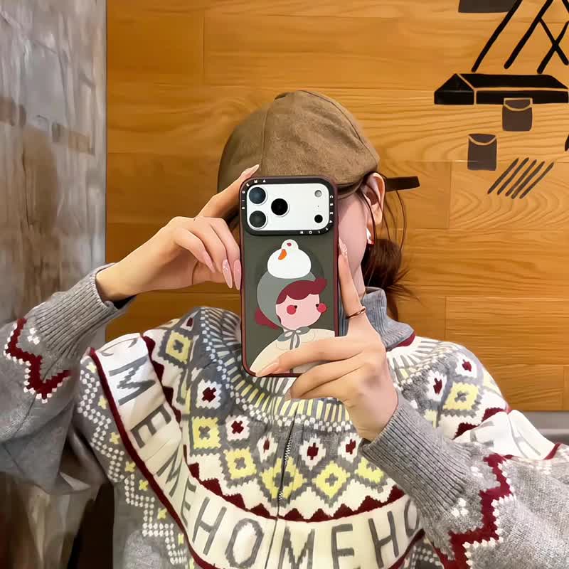 【隱藏式磁吸】HINATA鋁合金按鍵全磨砂防摔防刮iPhone17pm - 手機殼/手機套 - 塑膠 多色