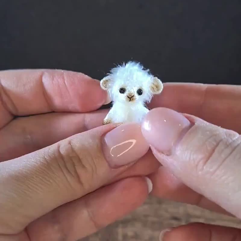 小さなぬいぐるみかわいい羊の置物 - ショップ Amitoysgifts