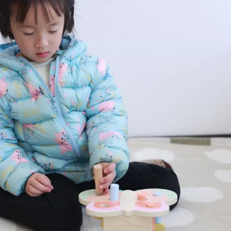 夢幻蝴蝶敲打檯【幼兒敲敲樂 益智啟蒙 適合18個月以上】 - 寶寶/兒童玩具/玩偶 - 木頭 多色