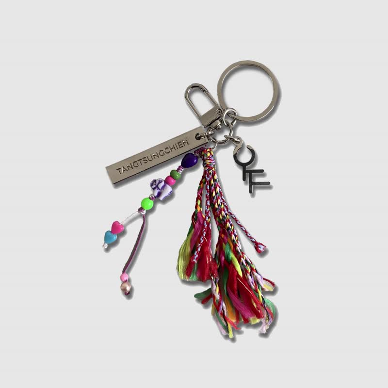 Handwoven keychain - ที่ห้อยกุญแจ - วัสดุอื่นๆ 