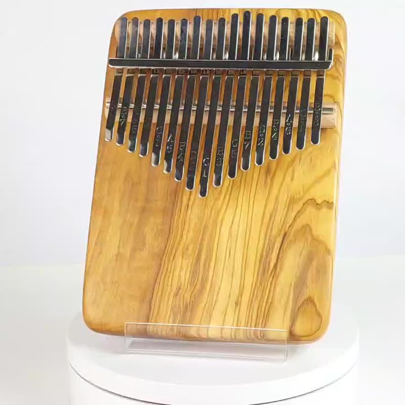 橄欖木拇指琴/17音拇指琴/KALIMBA - 吉他/樂器 - 木頭 咖啡色