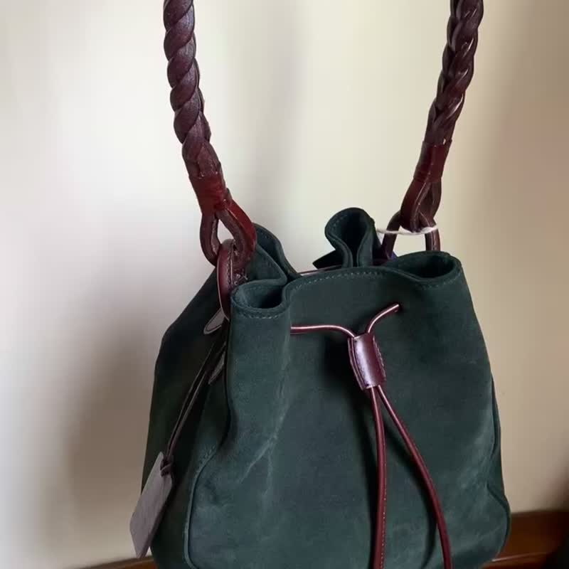 Polo Ralph Lauren Bag古董包/皮革袋/中古袋 - 手提包/手提袋 - 真皮 綠色