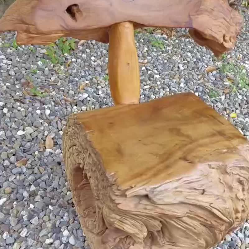 Homemade Taiwan Niu Zhang handmade natural chair - เก้าอี้โซฟา - ไม้ 
