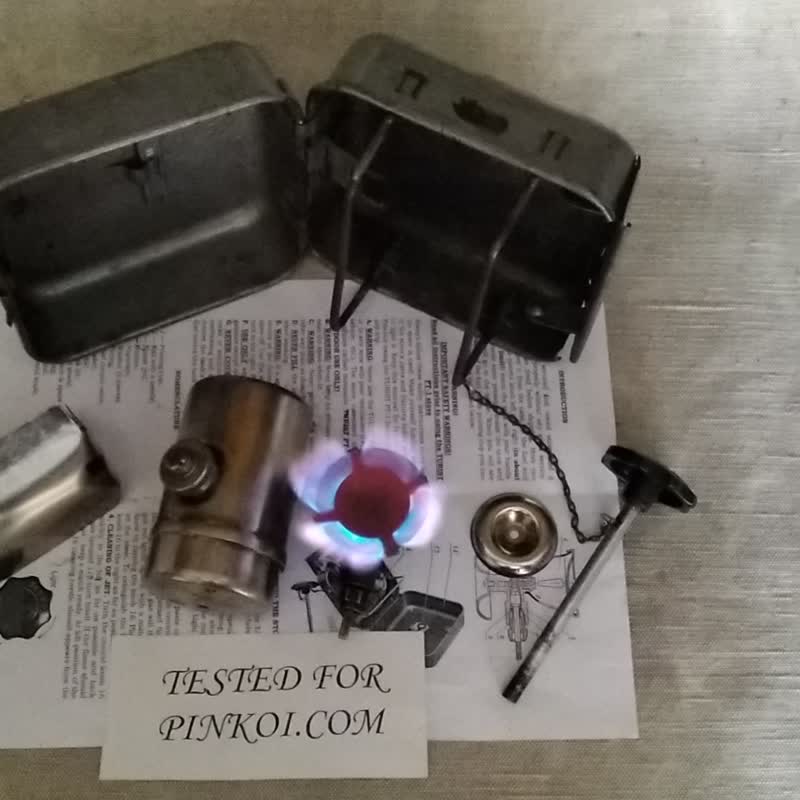 TOURIST PT-1 gasoline stove USSR OPTIMUS 8R clone f CAMPING BACKPACKING SERVICED - ชุดเดินป่า - โลหะ 