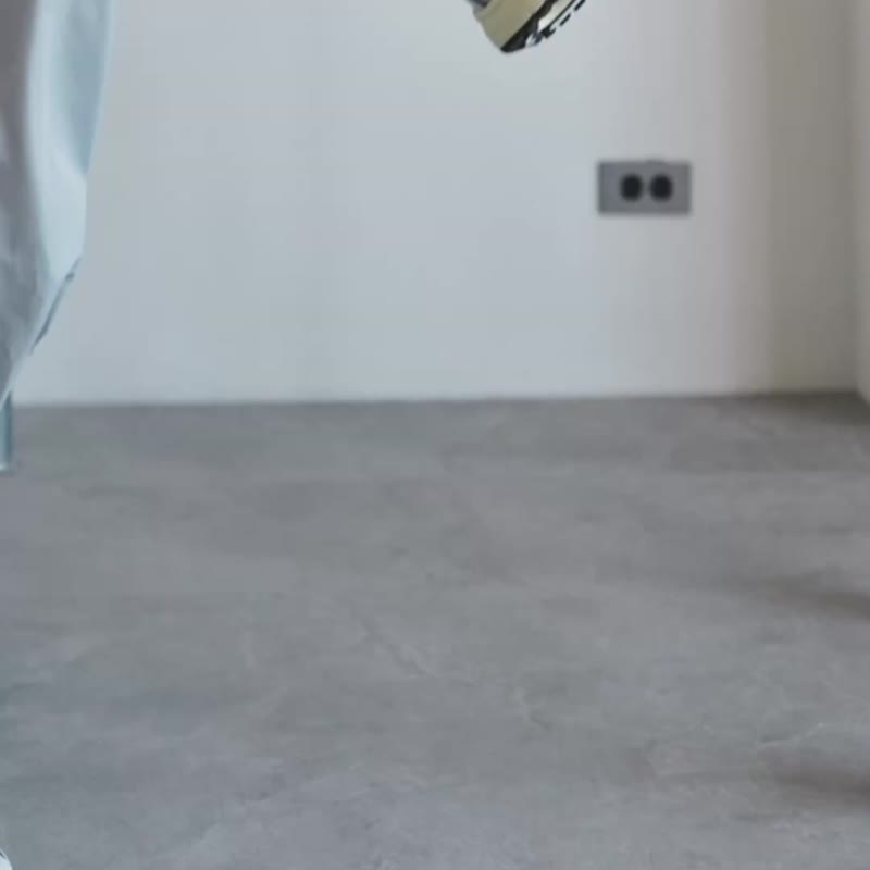 Stone As - Tech wide-leg pants / 機能寬褲 - 男長褲/休閒褲 - 尼龍 灰色