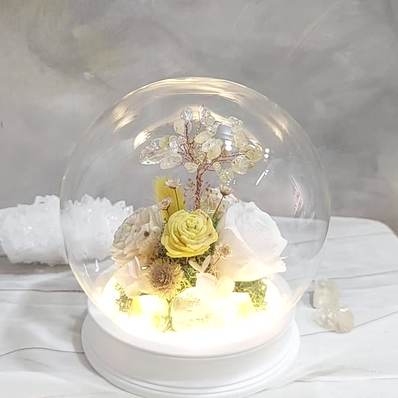 Good Luck, Citrine Energy Tree, New Home Gift, Office Decoration, Home Decoration - ของวางตกแต่ง - พืช/ดอกไม้ สีเหลือง