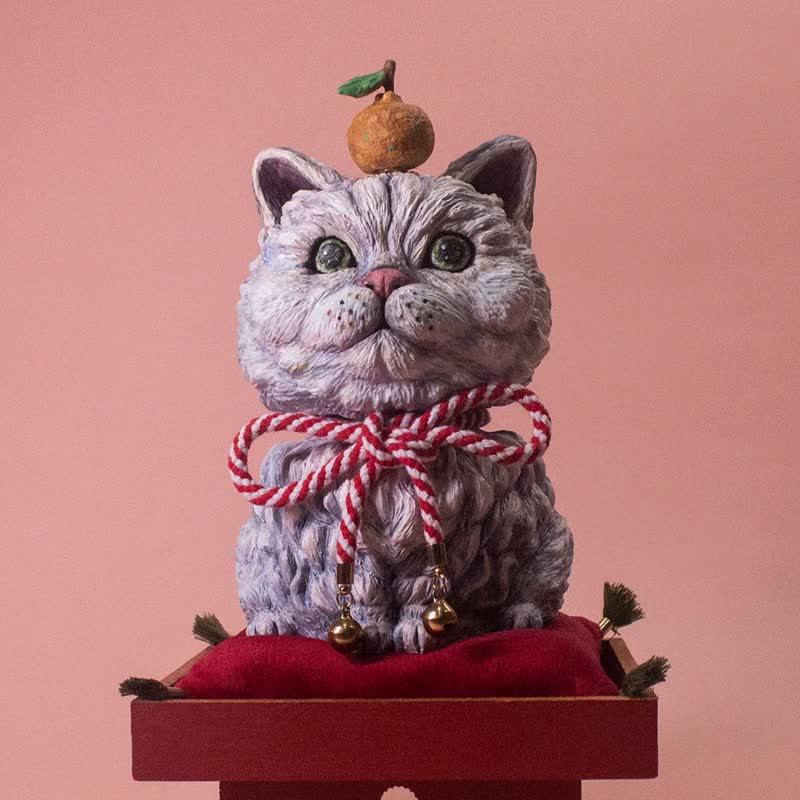 【Pet Mirror Cake】Cat Doll Customization\Pet Customization\Pet Doll\Cat Mirror Cake - Custom Pillows & Accessories - Clay 