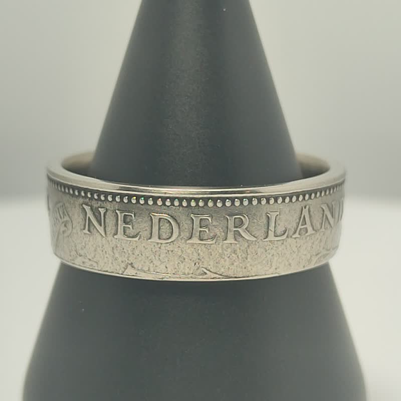 Netherlands Coin Ring Man, Vintage Ring Netherlands, Netherland Ring, Coin Ring - General Rings - Other Metals 