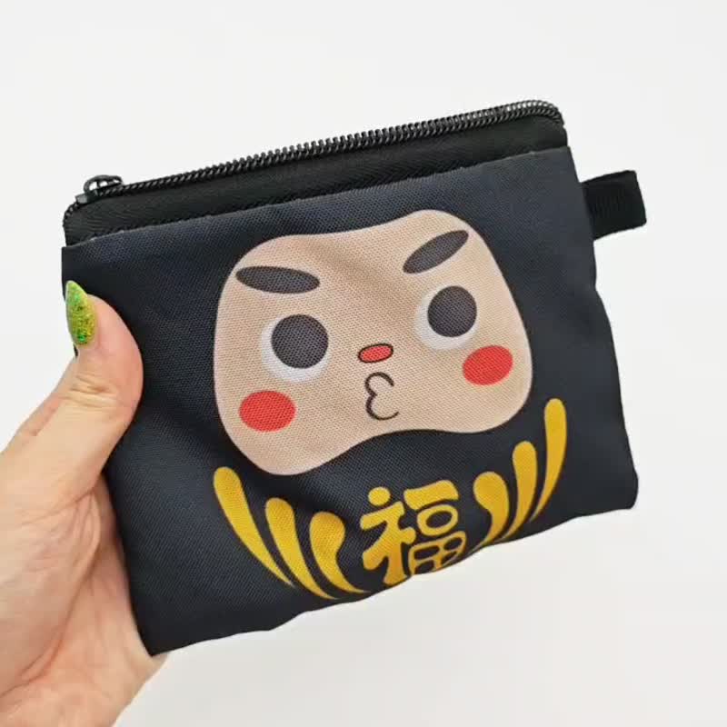 隆探吉/福神收納零錢包 - 零錢包/小錢包 - 其他材質 
