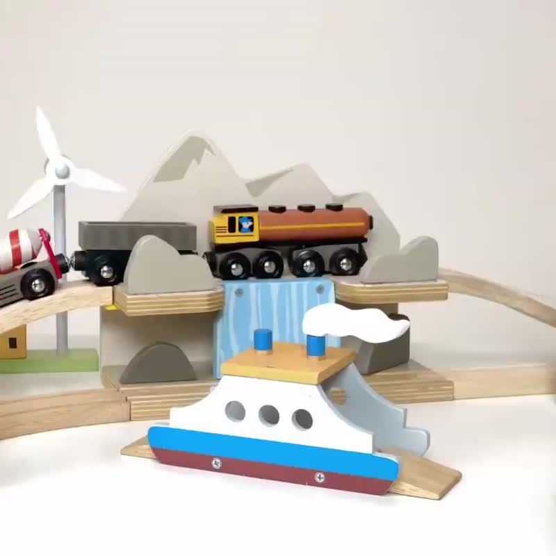 Mountain View Train Set - Kids' Toys - Wood 