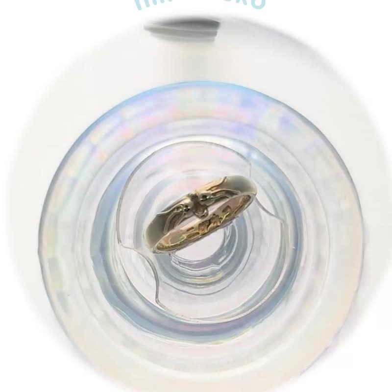 Ring only the mouth of the crying cat / silver925, k18 (Made In Japan) - แหวนทั่วไป - โลหะ สีทอง