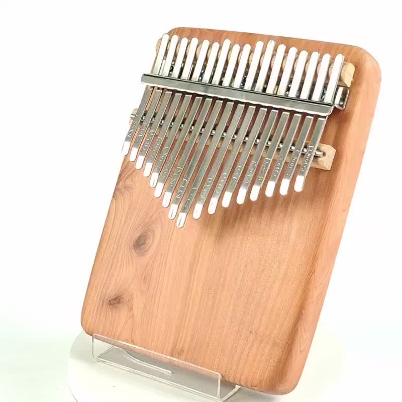 台灣龍柏拇指琴/17音拇指琴/KALIMBA - 吉他/樂器 - 木頭 咖啡色