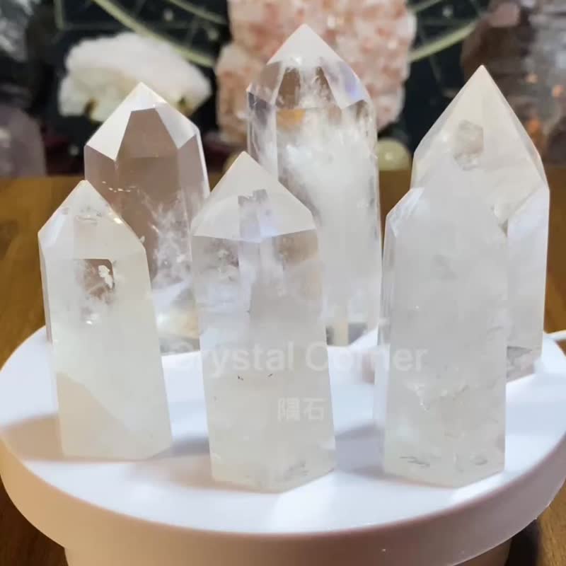 50*白水晶柱 - 擺飾/家飾品 - 水晶 白色