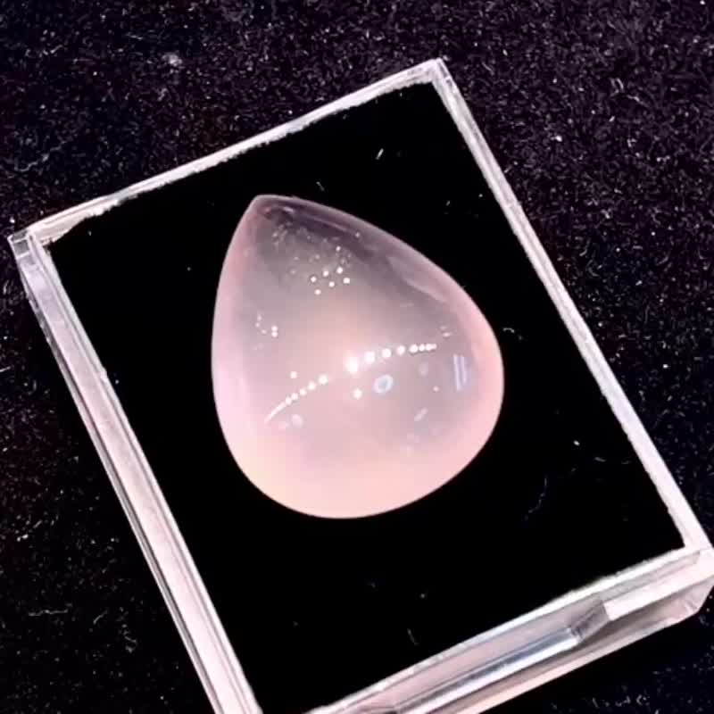 天然寶石 水晶 鑽石 • 水滴形粉水晶裸石 - 其他 - 水晶 粉紅色