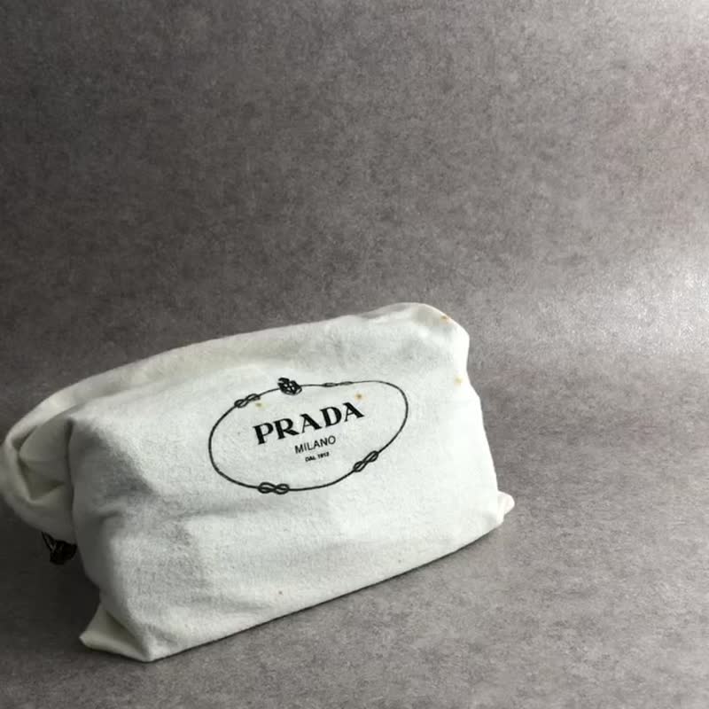 【 日本直送　名牌中古包 】PRADA プラダ ショルダーバッグ ブラウン フロントバックル レザー チェーン ワンショルダーバッグ オールド j5mn5d - 側背包/斜背包 - 真皮 咖啡色