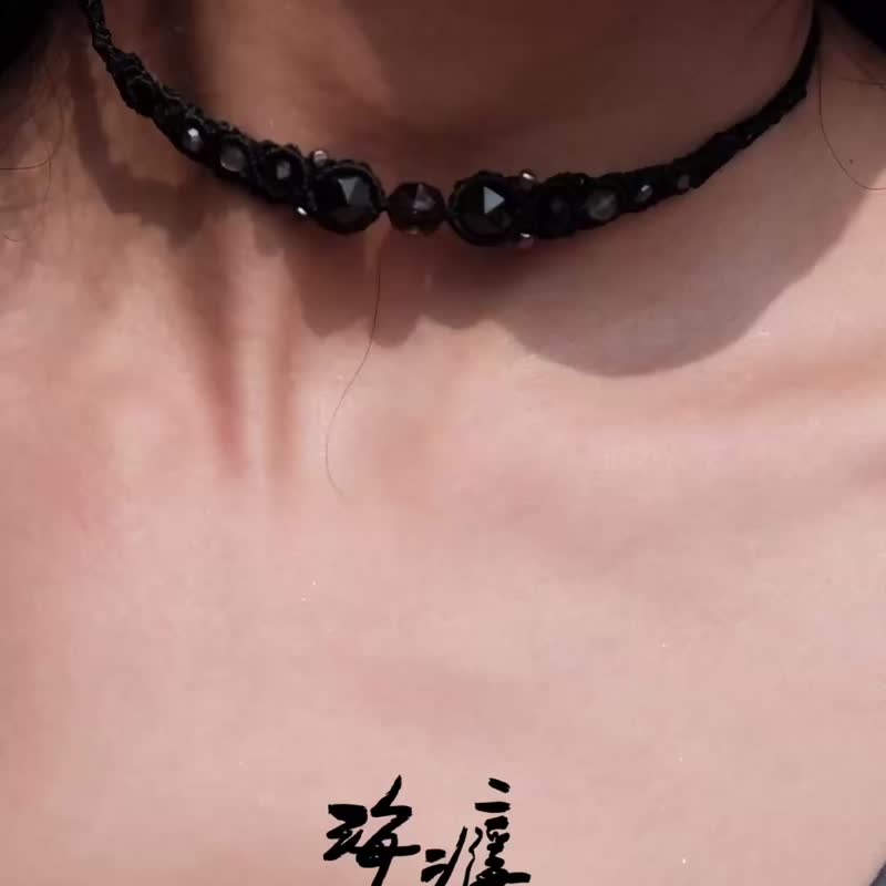 天然石編織頸鍊//客製化搭配訂製//脈輪能量礦石頸鍊 - 項鍊 - 水晶 