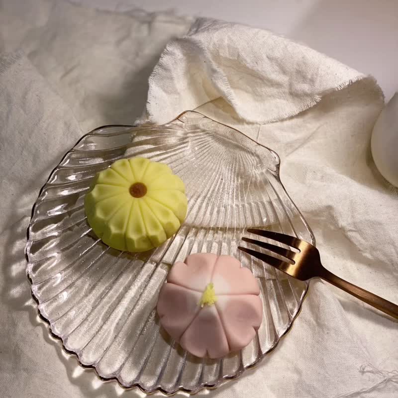 練切和菓子 春櫻與夏陽 - 烘焙/烹飪/料理 - 其他材質 