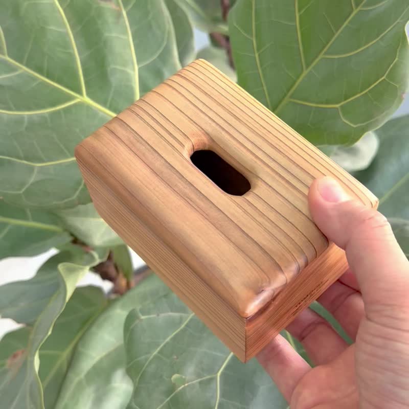 Ja-Pang Collection Mini Solid Wood Storage Box - กล่องเก็บของ - ไม้ สีกากี