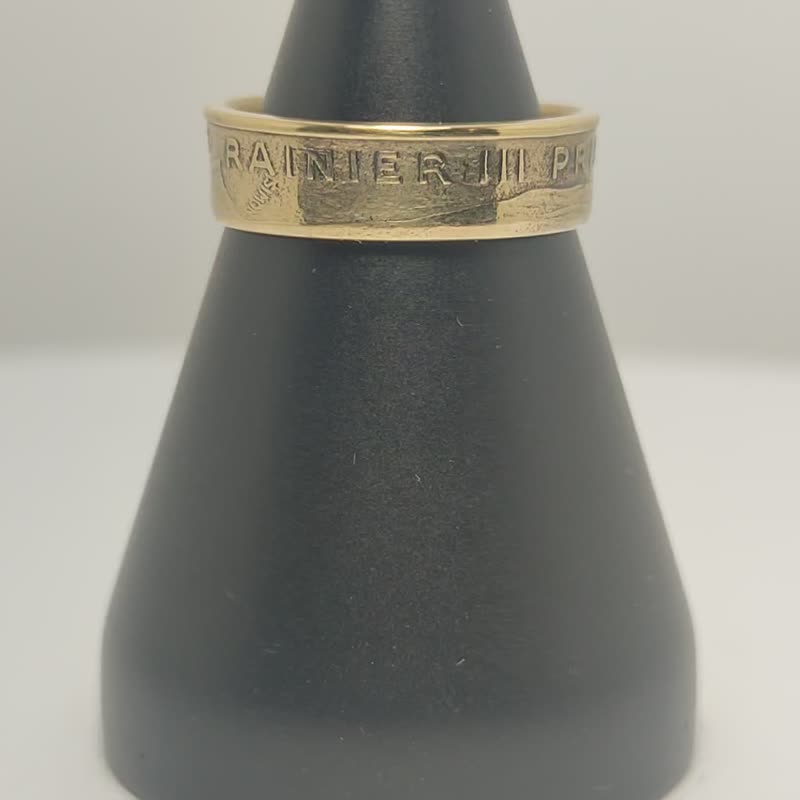 Monaco Ring Woman, Monaco Coin Man Ring, Monaco Ring Man, Monaco Woman Ring - 戒指 - 其他金屬 