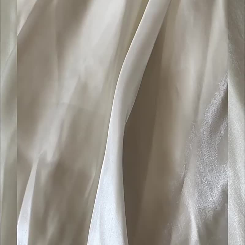 禪 Pāra東方飄帶襯衣同源奢華水紋紗 - 女襯衫 - 其他材質 