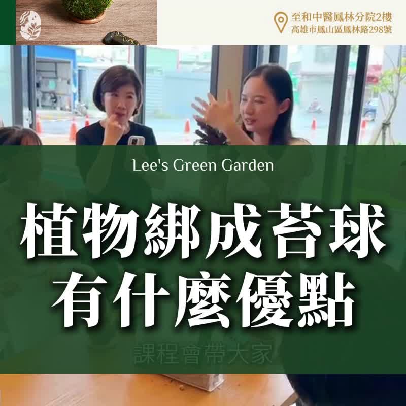 李的綠意花園 水苔球入門 - 植栽/花藝 - 植物．花 