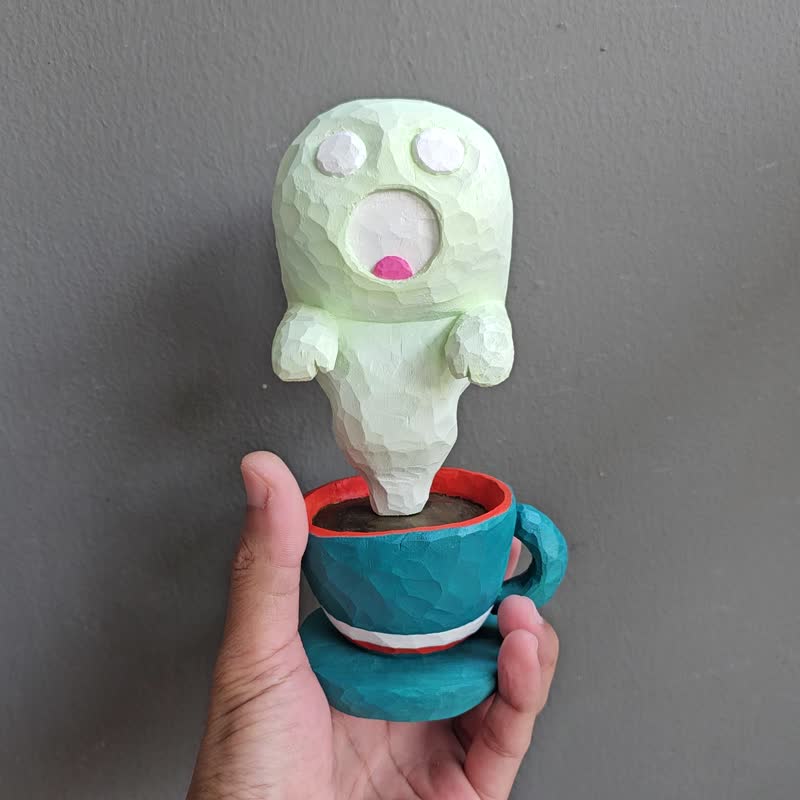 SOUL OF MANTOU (wooden sculpture) - 公仔/玩偶 - 木頭 