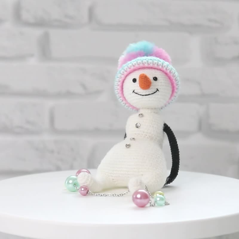 Crochet pattern Snowman, PDF Digital Download, DIY christmas amigurumi toy - คอร์สงานฝีมือ/หนังสือคู่มือ - วัสดุอื่นๆ 