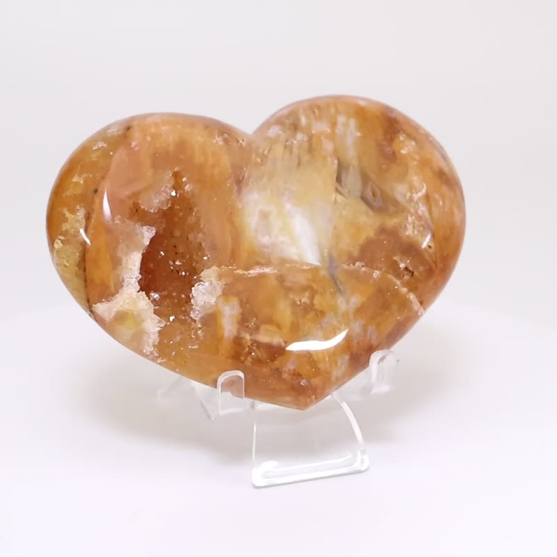 Morandi agate love 630307 - ของวางตกแต่ง - คริสตัล สีส้ม